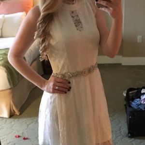 White lacy dress